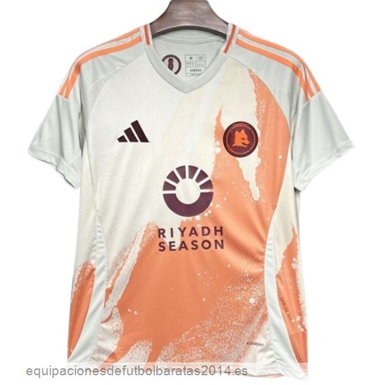 Nuevo Tailandia 2ª Camiseta As Roma 24/25 Blanco Baratas